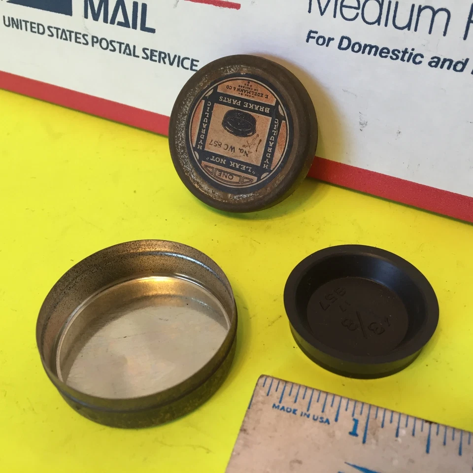 Edelmann wheel cylinder cup, 1 3/8 inch.     Item:  3481 - Image 1 of 1