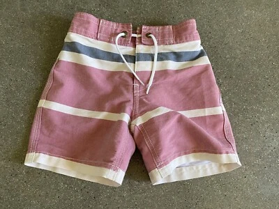 Bañador Crewcuts rosa blanco y gris rayas niños talla 2-3 Foto 1 de 4