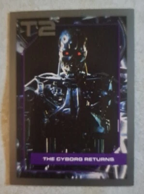 Terminator T2 Arnold Schwarzenegger 1991 140 base + 10 tarjetas de mercancía por Impel Foto 1 de 2