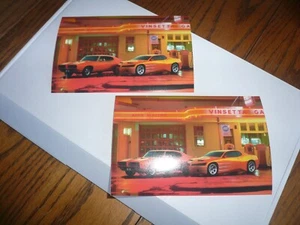 1999 Pontiac Concept GTO Car 1969 GTO Judge Postcards - 2 for 1 Price - Picture 1 of 2