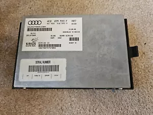 09 Audi S5 A5 Sirius Satellite Radio Control Module Unit OEM 4E0035593F - Foto 1 di 3