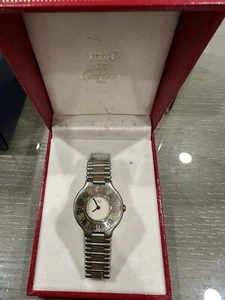 Reloj para mujer Cartier 21 must de Cartier 9011 - plateado/zafiro - Imagen 1 de 6