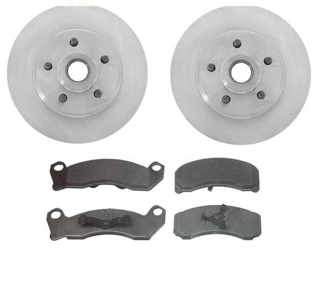 Fits 1988-1991 Lincoln Mark VII With ABS Front Brake Rotor Pads & Brake Rotors - Image 1 of 4