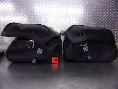 801 A HONDA VTX 1800 C 2004 AFTERMARKET SADDLEBAG SADDLE BAG & NO KEY  (TWO) Foto 1 de 4