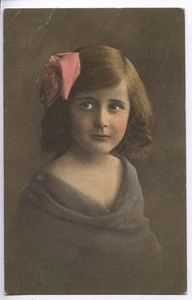(Q16) Child of Glamour with Bow in her Hair - Unused - Picture 1 of 1