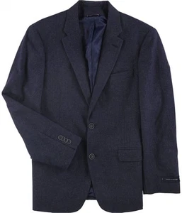 Tommy Hilfiger Mens Two-Button Sport Coat, Blue, 38 Short - Picture 1 of 1