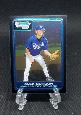 2006 Bowman Chrome Alex Gordon 1st Prospect #BC1 - Kansas City Royals  - Image 1 of 2
