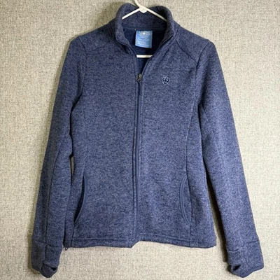 Charles River Apparel Blue Zip Up Fleece Size Small - Image 1 of 4