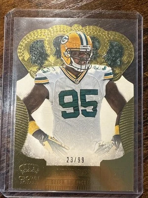 2013 Panini Crown Royale - Datone Jones #128 Gold Die-Cut Crown /99 (RC) - Image 1 of 3