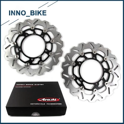 Arashi Front Brake Rotors For Suzuki GSX 1300 R Hayabusa 2008-2020 B-King 08-10 - Image 1 of 4