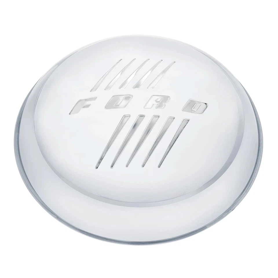 1946 FORD PASSENGER CAR STAINLESS STEEL HUB CAPS SET OF 4 46 FORD SCRIPT HOTROD - Image 1 of 1