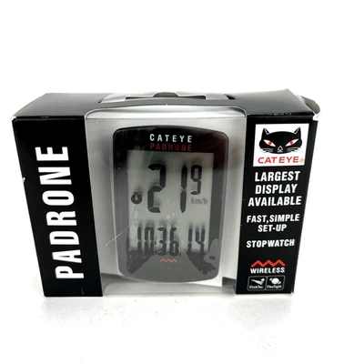 CatEye PADRONE Bike Computer CC-PA100W NIB Wireless Stopwatch - Image 1 of 4