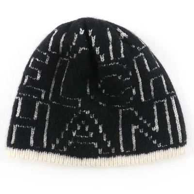 AUTÉNTICO GORRO TEJIDO CHANEL 21K CACHEMIR MEZCLA SEDA LOGOTIPO PATRÓN INTEGRAL GORRA MUJER Foto 1 de 4