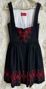 Austria KRAFT KLEIDER Dirndl German Dress sz 40 Oktoberfest Floral Embroidery - Picture 1 of 8