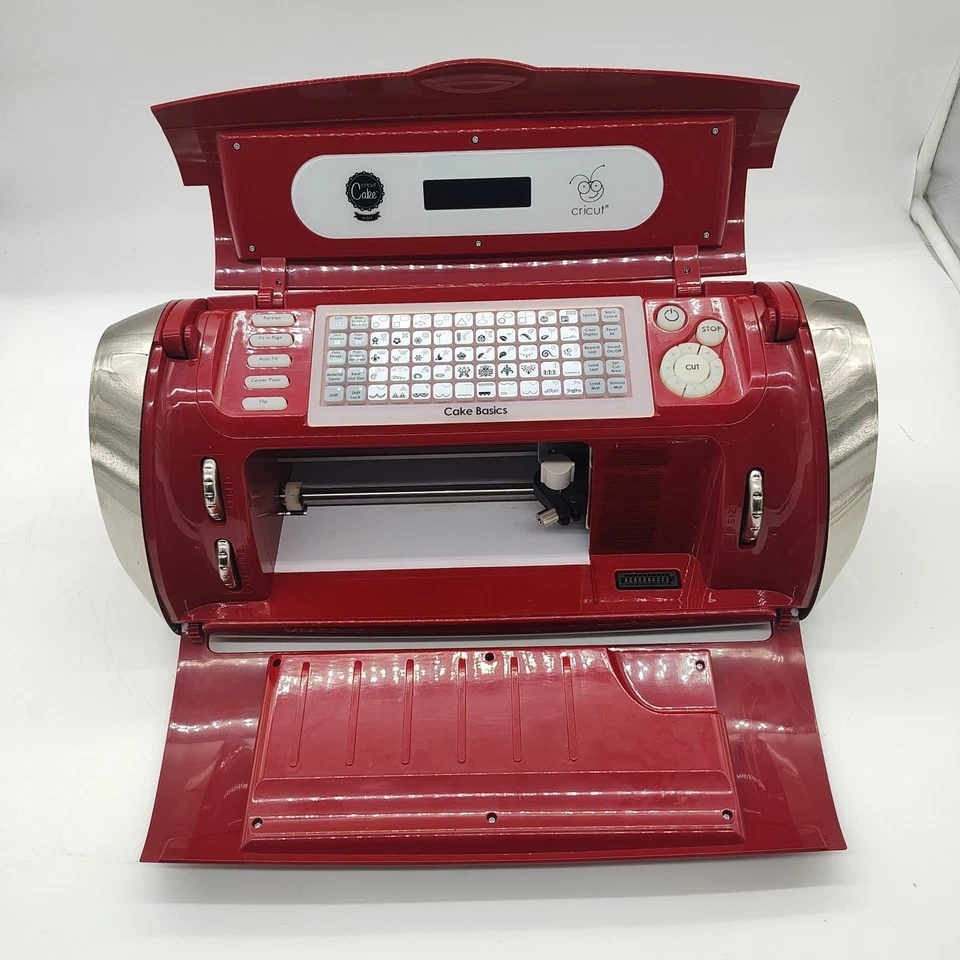 Red CRICUT CAKE MINI Electronic Cutting Machine Cake Decorating - Image 1 of 4