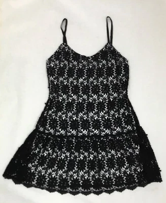 Алиса + Оливия черный кружевной платье / сарафан. Размер 12. Б/у. - Изображение 1 из 4