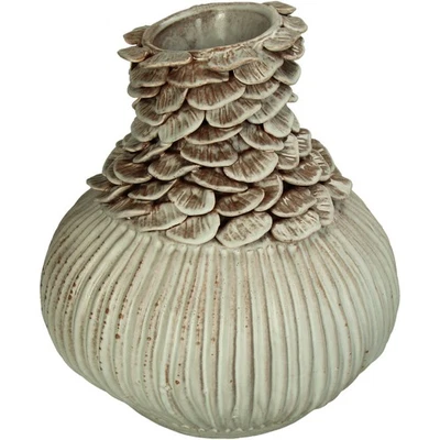 Vase BURGUNDY LBH 31x31x33.50 cm rot Blumenvase Blumengefäß - Bild 1 von 2