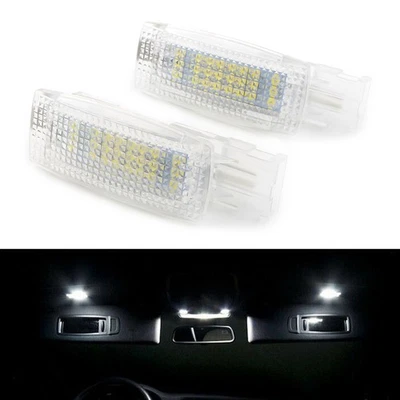 For VW Golf 1997-2014 1998 99 2x Auto Car Interior Visor Vanity Mirror LED Light - Изображение 1 из 4