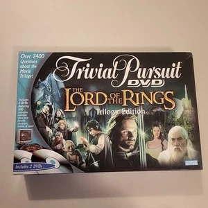 Trivial Pursuit DVD El Señor de los Anillos Edición Trilogía 2004 Juego de Mesa Caja Abierta - Imagen 1 de 9