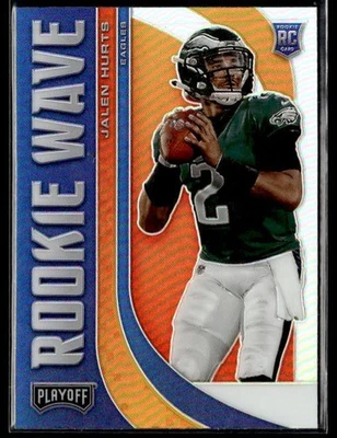 L47,048 -  2020 Playoff Rookie Wave Silver #22 Jalen Hurts - Image 1 of 2