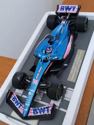Rare Item PMA 1 18 BWT ALPINE F1 TEAM A522 AUSTRALIAN GP 2022 14 F. ALONSO Secon - Image 1 of 4