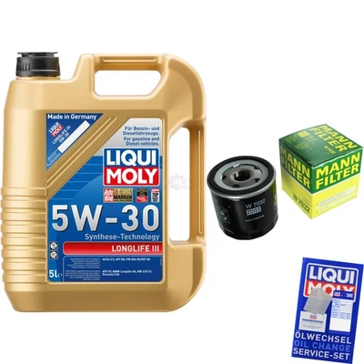 INSPEKTIONSKIT FILTER LIQUI MOLY ÖL 5L 5W-30 für Mercedes-Benz B-Klasse W246 - Bild 1 von 4