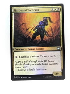 Tarkir: Dragonstorm - Hardened Tactician - Regular - Rare - Foil - Tdm 191 - - Picture 1 of 2
