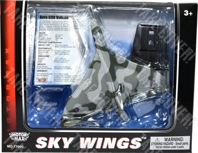 Motormax Skywings - Avro Vulcan - Bombardero RAF - Juguete de avión fundido a presión Foto 1 de 4