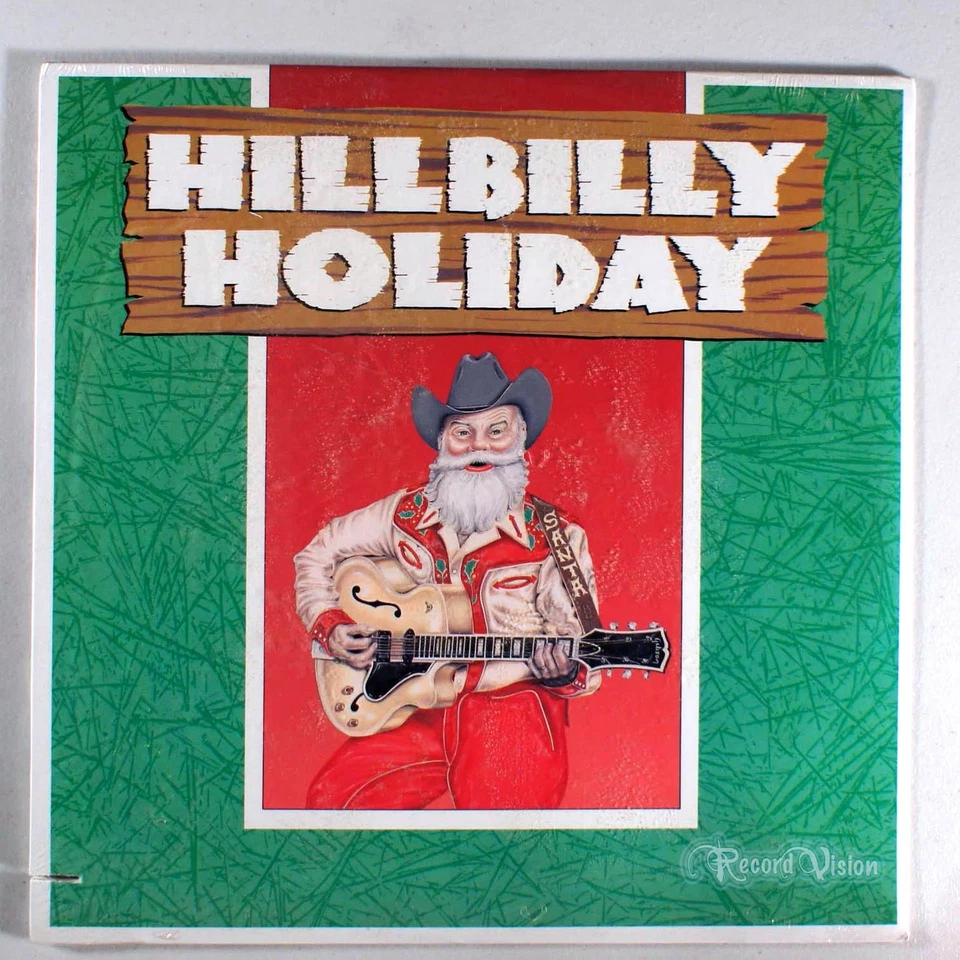 Hillbilly Holiday LP 1988 Rhino Records Bill Monroe Tex Ritter Buck Owens