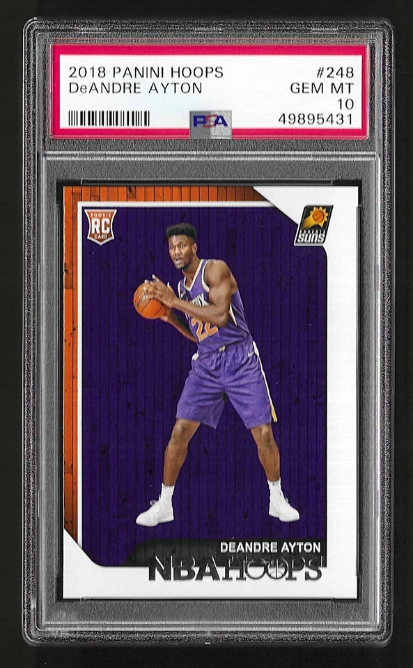 2018 Panini NBA Hoops #248 DeAndre Ayton RC Rookie PSA 10 - Image 1 of 1