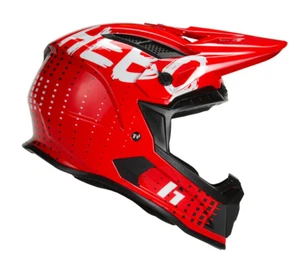 Casco Hebo Enduro Hmx-P01 Dots (Rosso) TG M - Picture 1 of 3