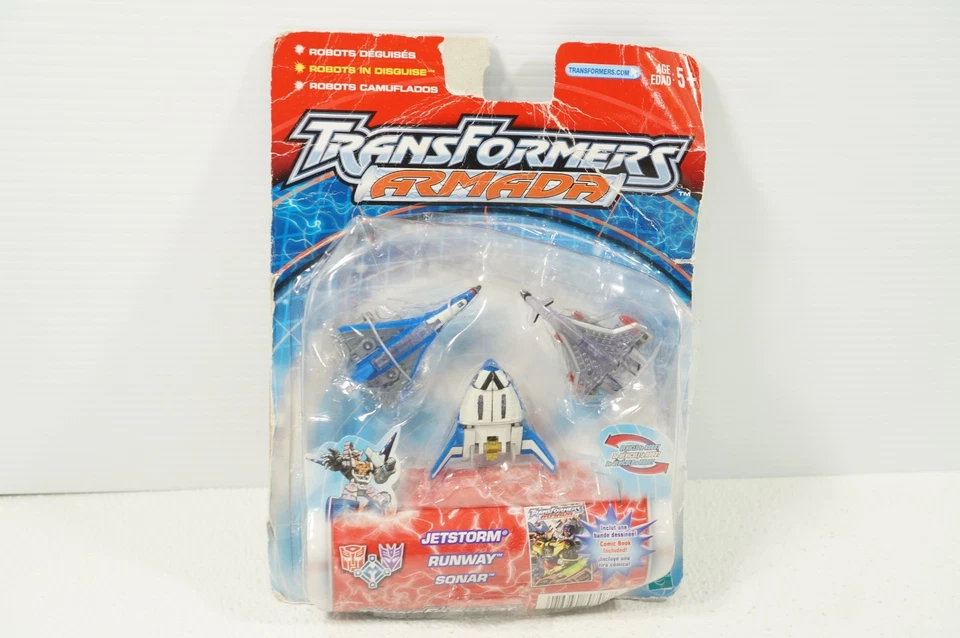 Jetstorm Jet From Air Defense Mini-con Team Transformers Armada 2002 Hasbro Toy