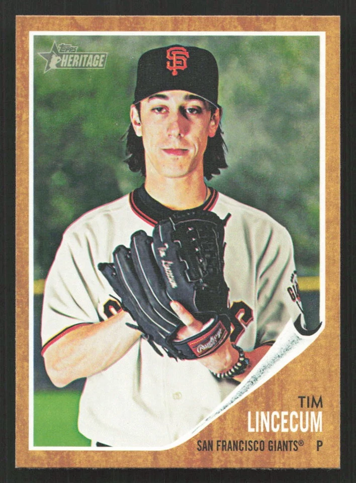2011 Topps Heritage Tim Lincecum #429 Card - Image 1 of 2