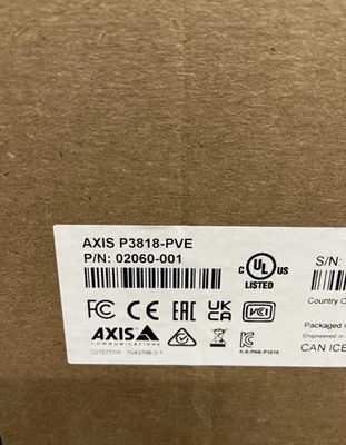 Axis P3818-PVE Outdoor Panoramic Security Camera Equipment - Image 1 of 3