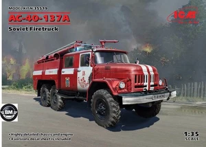 Camión de bomberos soviético ICM AC-40-137A 1:35 kit modelo kit 35519 bomberos - Imagen 1 de 5