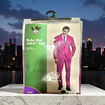 Traje Joker Spirit Halloween Rojo Rubí Talla Grande (42-44) DC Comics Batman Foto 1 de 4
