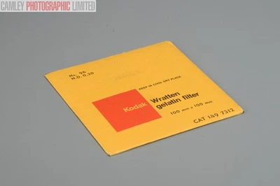 Kodak 0.2 ND 100mm Wrattan Gelatin Filter 2/3 Stop. Graded: LN- [#11032] - Image 1 of 2