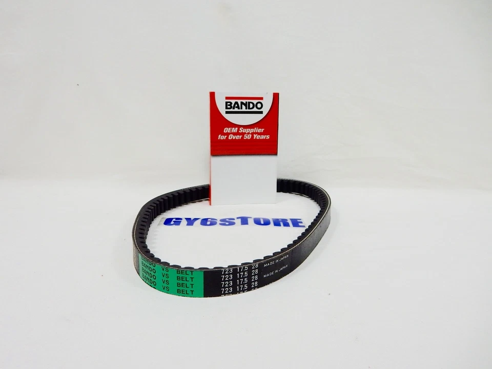 BANDO CVT DRIVE BELT 723 x 17.5 x 28 (FOR SCOOTERS WITH 50cc - 100cc MOTORS) - Image 1 of 1