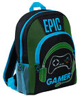 Boys Epic Gamer Backpack Kids Gaming School Travel Lunch Book Bag Rucksack Gift