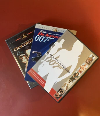 GoldenEye (Special Edition) DVD + 2 Additional 007 DVD Movies CUSTOM LOT - Image 1 of 4