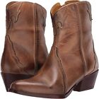 New FREE PEOPLE FRONTIER WESTERN LEATHER BOOTS in Brown/taupe Size 39 (US 8.5-9)