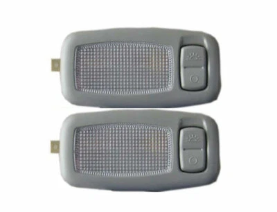 Lámpara de tocador izquierda derecha SunVisor 2 piezas para Hyundai Genesis 2009-2016 cupé (gris) Foto 1 de 2