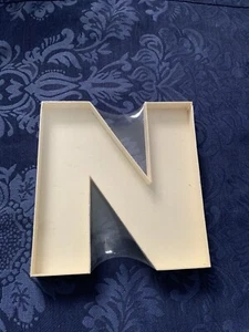 20cm Wooden Fillable Letter N - Picture 1 of 1