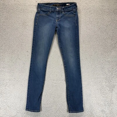 Pantalones de mezclilla Arizona Jean Co súper ajustados para mujer azul tiro bajo elástico talla 3 Foto 1 de 4