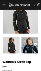 Fourth Element Arctic Dry suit Liner Women’s UK 8/10 Small RRP £98 - Picture 1 of 9