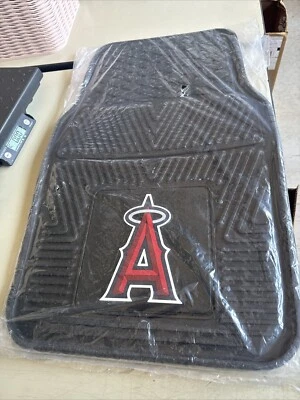 MLB Los Angeles Angels 2-pc Vinyl Car Mats 17 x27 - Image 1 of 3