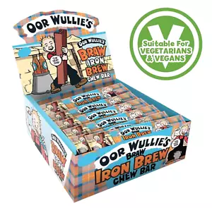 OOR WULLIES BRAW IRON BREW CHEW BARS - VEGAN - IRN-BRU STYLE - Picture 1 of 7