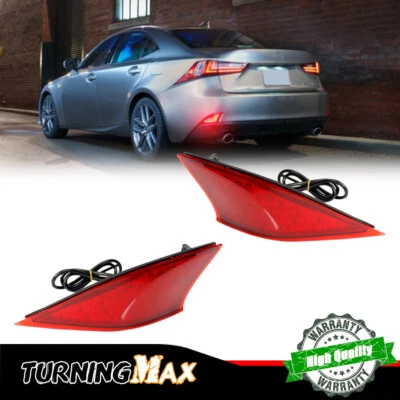 Luces antiniebla luces de freno de señal de giro del parachoques trasero para Lexus IS250 IS350 IS-F 14-20 Foto 1 de 4