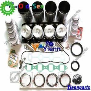 4TNE84 Overhaul Rebuild Kit For Yanmar Engine Daewoo DSL601 Mastung 940 Loader - Picture 1 of 5