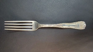 Wave Edge by Tiffany & Co.  1884 Sterling Silver Salad Lunch Fork 7 1/4" - Picture 1 of 6